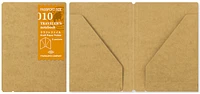 Traveler's Company Folder, Notebook Passport Size Refill series Light brown  