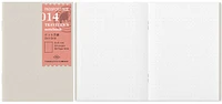 Traveler's Company Notebook refill, Notebook Passport Size Refill series White (Dot grid, 89mm x 124mm)