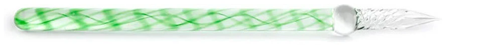 Plume de verre Herbin, série Verre Vert Pré (Droite - 16 cm)