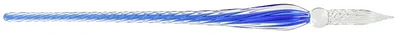 Plume de verre Herbin, série Verre Bleu Nuit (Torsadée - 19 cm)