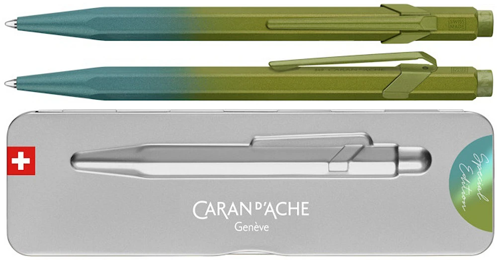 Caran d'Ache Ballpoint pen, 849 Claim Your Style Special Edition 5 series Arctic Green
