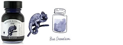 Bouteille d'encre Octopus Fluids, série Write & Draw Ink Encre bleue (Chameleon) - 50ml