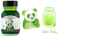 Octopus Fluids Ink bottle, Write & Draw Ink series Green ink (Panda) - 50ml