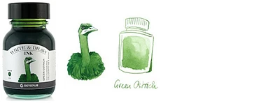 Octopus Fluids Ink bottle, Write & Draw Ink series Green ink (Ostrich) - 50ml