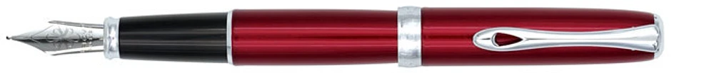 Diplomat Fountain pen, Excellence A² series Magma red CT