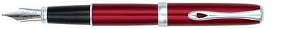 Diplomat Fountain pen, Excellence A² series Magma red CT