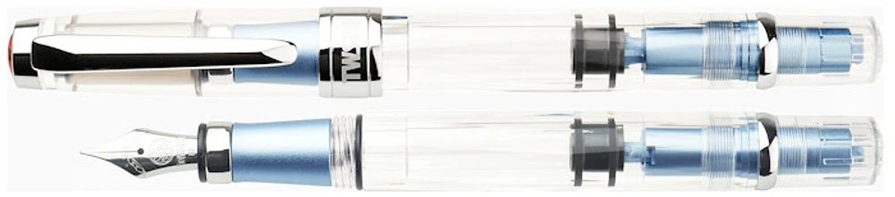 Stylo plume TWSBI, série Diamond 580 AL Bleu Iceberg