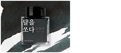 Bouteille d'encre Wearingeul, série Korean Literature Ink Encre Shoot the Moon (30ml)