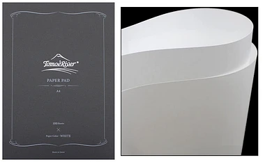 Tomoe River Notepad (A4), Paper Pad series White (Blank, 210mm x 297mm)