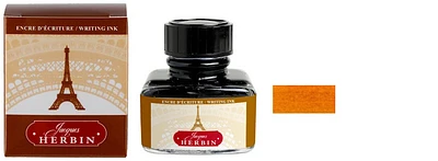 Bouteille d'encre Jacques Herbin, série Collection Paris Encre Brun Eiffel - 30ml 