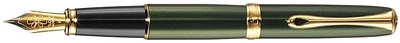 Diplomat Fountain pen, Excellence A² series Green GT 
