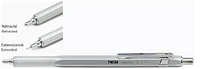 TWSBI Mechanical pencil, Precision series Satin chrome (0.7mm - Retractable tip)
