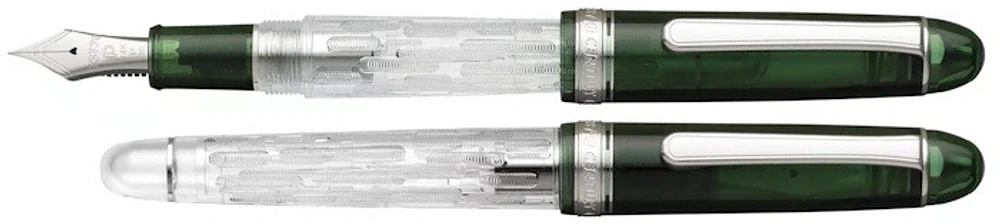 Stylo plume Platinum, série Édition Limitée 3776 Century Fuji Vert - Fuji Unkei Kasumi 