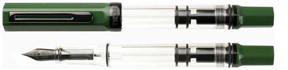 Stylo plume TWSBI, série Eco Vert Irlandais avec Onyx