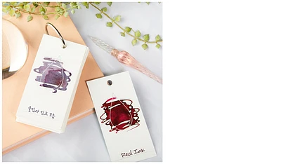 Nuancier de couleur Wearingeul , série Paper (Ink drop, ring type)