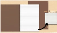 Wearingeul Notebook (A5), Nobile series Brown (Lined, 148mm x 210mm)