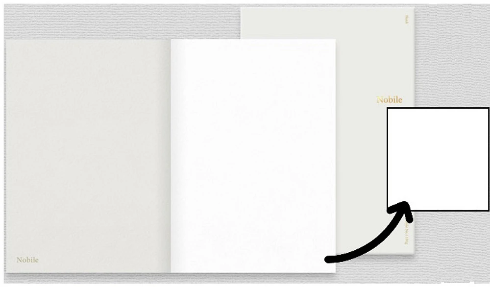 Wearingeul Notebook (A5), Nobile series Beige (Blank,148mm x 210mm)