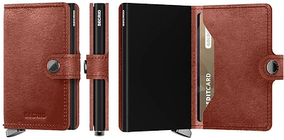 Porte-cartes Secrid, série Premium Miniwallet Brun (Basco Brown) 