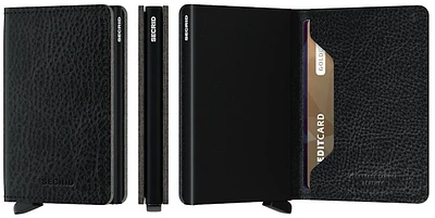 Secrid Card case, Slimwallet Veg series Black (Black-Black)