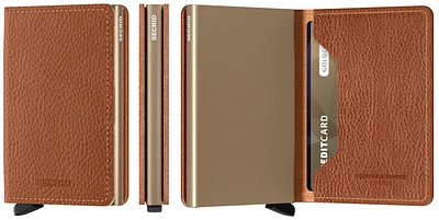 Secrid Card case, Slimwallet Veg series Caramel (Caramello-Sand)