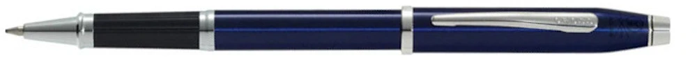Stylo bille roulante Cross, série Century II Bleu Laqué Ct