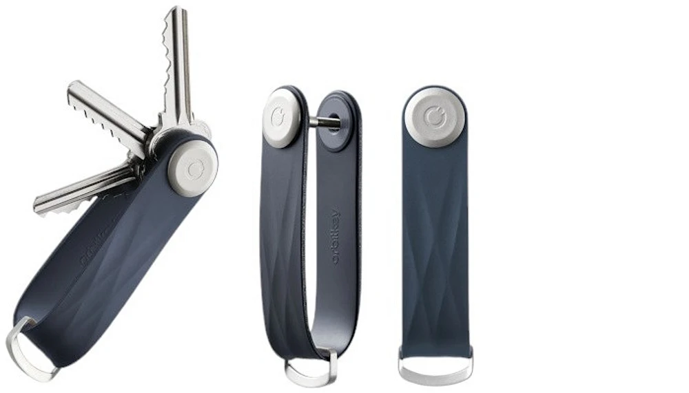 Organisateur de clé Orbitkey, série Active Bleu nuit (Midnight Blue)