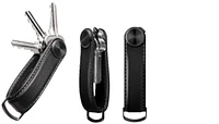 Organisateur de clé Orbitkey, série Pro Leather Noir (Blackout) 