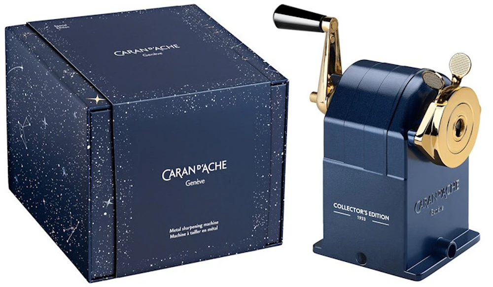 Caran d'Ache Pencil sharpener, Cosmic Blue Special Edition series  