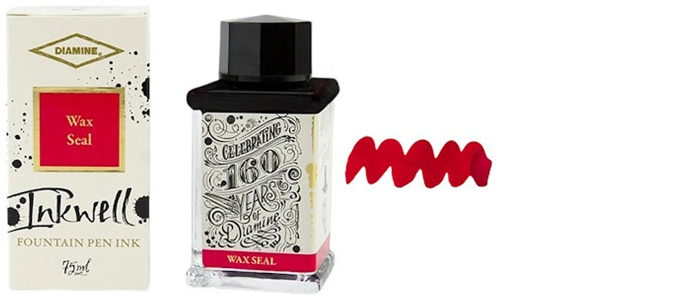 Diamine Ink bottle, 160th Anniversary ink 75ml series Wax Seal ink