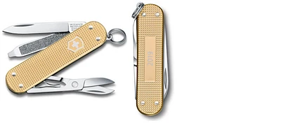 Couteau Victorinox, série Édition Limitée Alox 2019 Champagne-Or (Classic SD)