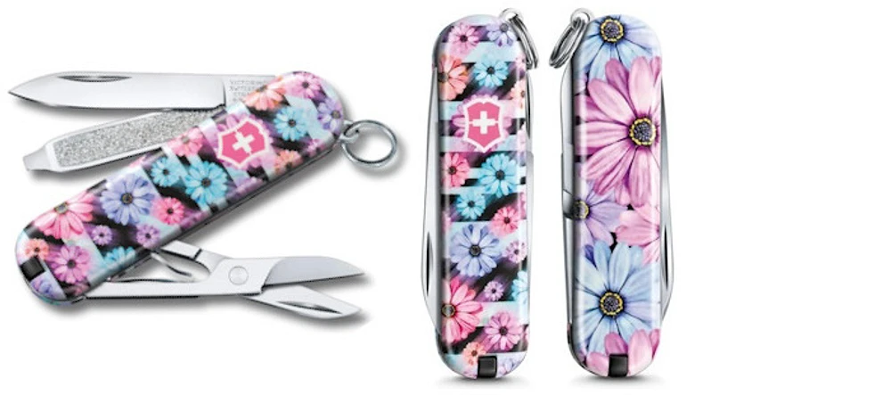 Victorinox Knife, Classic SD Limited Edition 2021 series Dynamic Floral