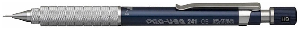 Platinum Mechanical pencil, PRO-USE 241 series Blue (0.5mm)