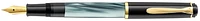 Pelikan Fountain pen, Classic M200 series Green marbled GT