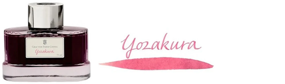Graf von Faber-Castell Ink bottle, GvFC Luxury Ink series Pink ink - Yozakura