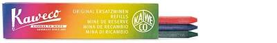 Mine 5.6mm Kaweco, série Accessoires Tout usage - Couleurs mélangées (3/boîte)  