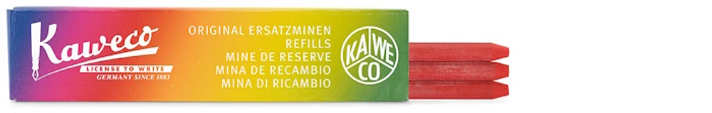 Kaweco 5.6mm Lead, Accessories series All Purpose - Red (3/box)