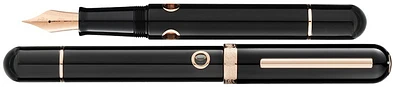 Nahvalur Fountain pen, Nautilus series Cephalopod Black PGT (14kt nib)