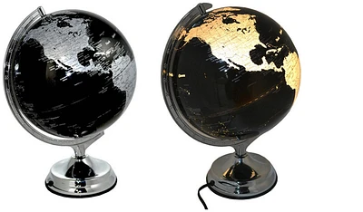 Globe Terrestre Nostalgia, série Globe Noir (Anglais)