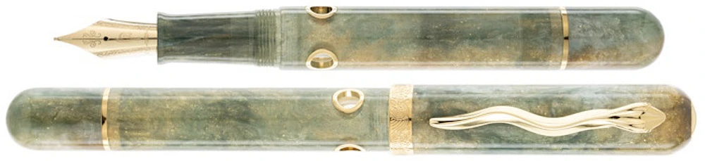 Nahvalur Fountain pen, Pen of the Year Snake 2025 Limited Edition series (14kt nib)