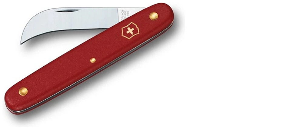 Victorinox Pruning knife, Garden series Red (Curved blade)