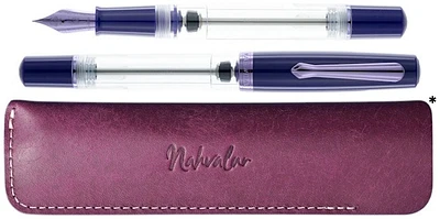 Stylo plume Nahvalur, série Original Plus Améthyste (avec étui Galen Leather*)