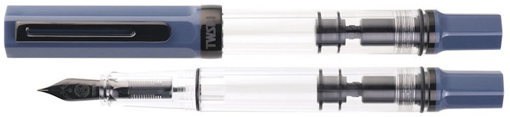 Stylo plume TWSBI, série Eco Bleu ardoise avec Onyx (Slate Blue)