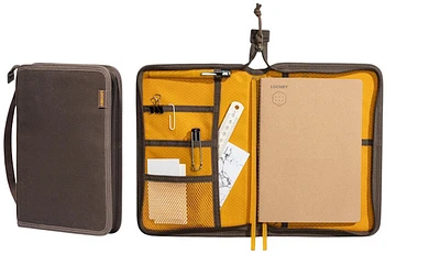 Carnet de notes Lochby, série Field Folio A5 Brun 