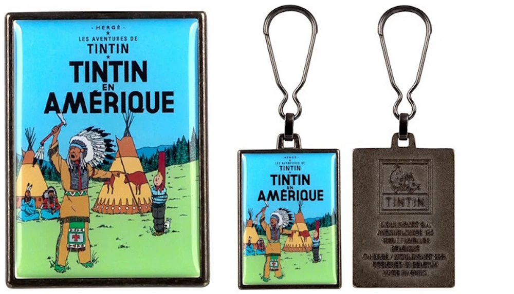 Porte-clés Tintin, Tintin en Amérique (Tipi)