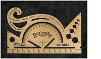 Galen Leather Co. (multifunction) Ruler, Brass Accessories series