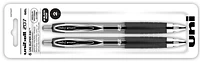 Stylo à bille Uni-Ball, série Signo RT 207 Encre noir (2 Sur carte)