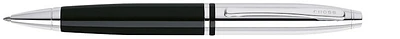 Stylo bille Cross, série Calais Noir/Chrome 