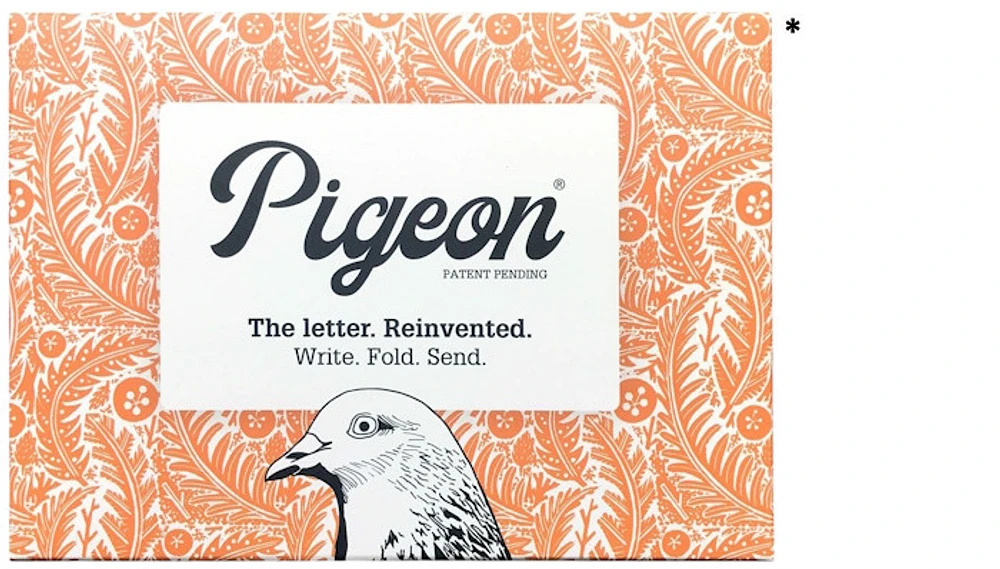 Papier à lettre/Enveloppe Pigeon, série Correspondance Nature Study (Paquet de 6)