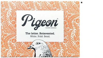 Papier à lettre/Enveloppe Pigeon, série Correspondance Nature Study (Paquet de 6)