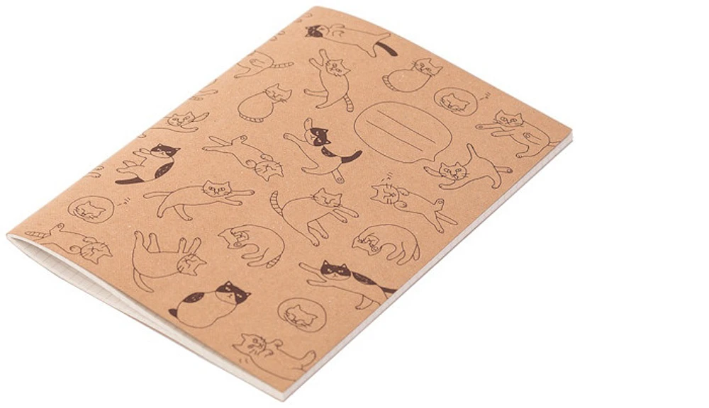 Carnet de notes (A5) Midori, série Cat (Quadrillé, 148mm x 210mm)